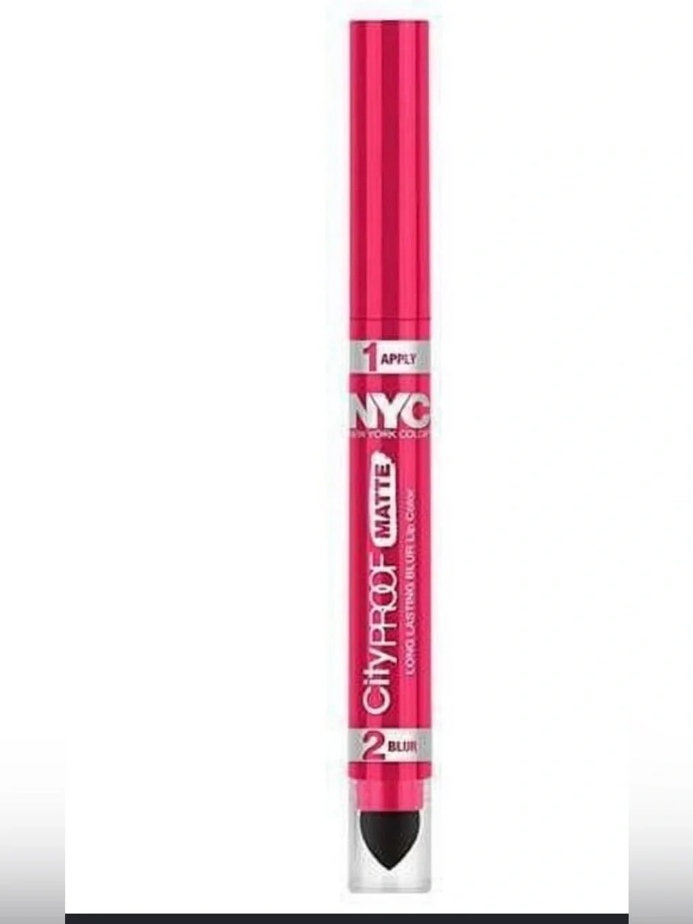 NYC FASHION FUCHSIA Matte Liquid Lip CRAYON Dual-Ended